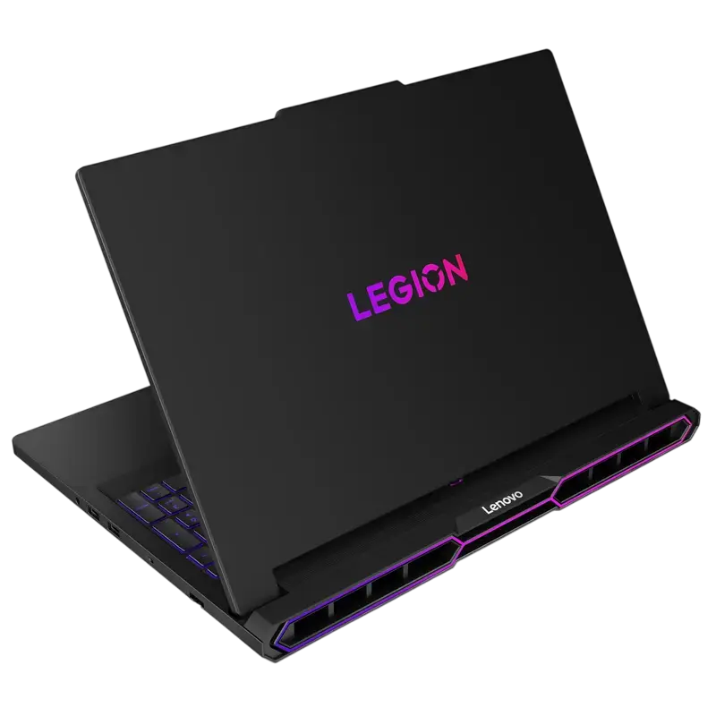 Laptop gaming Lenovo Legion Pro 7 16AFR10H OLED 240Hz Ryzen 9 RTX 5070 Ti, vedere laterală