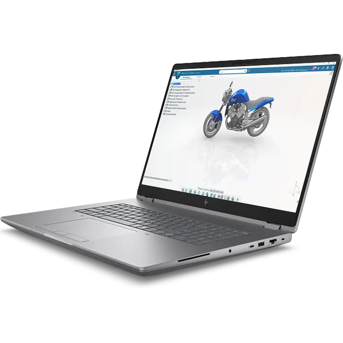 Laptop HP ZBook Fury G1i 18 inch Core Ultra 9 285HX 64 GB 2 TB RTX Pro 2000, vedere laterală