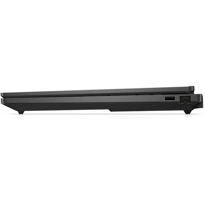 Laptop gaming HP OMEN 16-am2022ci 16 inch Core Ultra 7 270HX 24 GB 1 TB RTX 5060 Negru, vedere posterioară