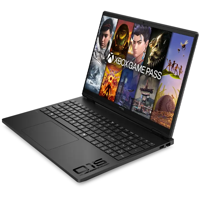 Laptop gaming HP OMEN 16-am2022ci 16 inch Core Ultra 7 270HX 24 GB 1 TB RTX 5060 Negru, detaliu interfață