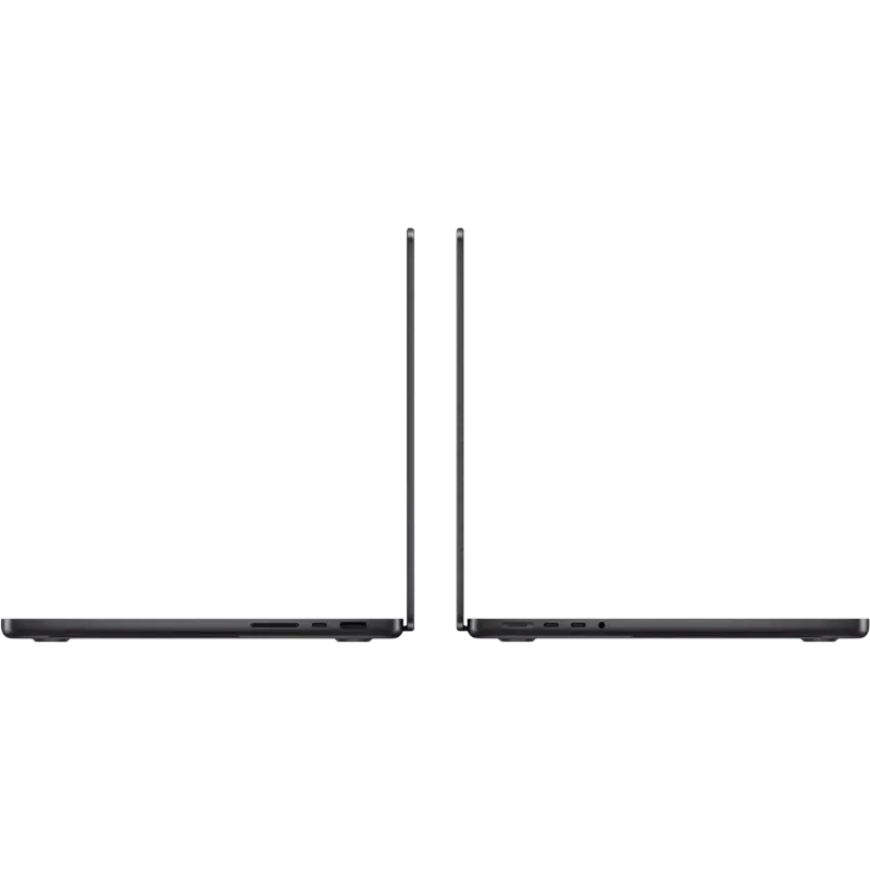 Laptop Apple MacBook Pro 14.2 M5 Max 36GB 2TB Space Black, vedere posterioară