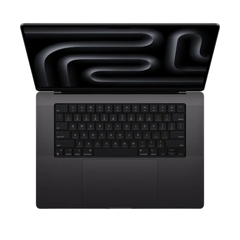 Laptop Apple MacBook Pro 16 M4 Pro 24GB 512GB Space Black, vedere posterioară