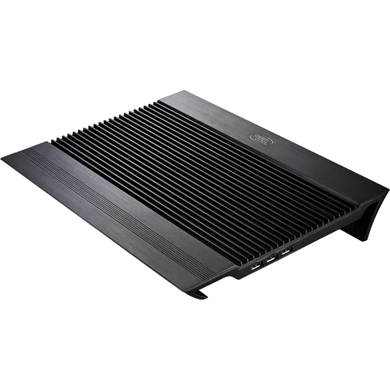 Notebook Cooling Pad Deepcool N8, up to 17'', 2x140mm, 4xUSB, Aluminium, Black