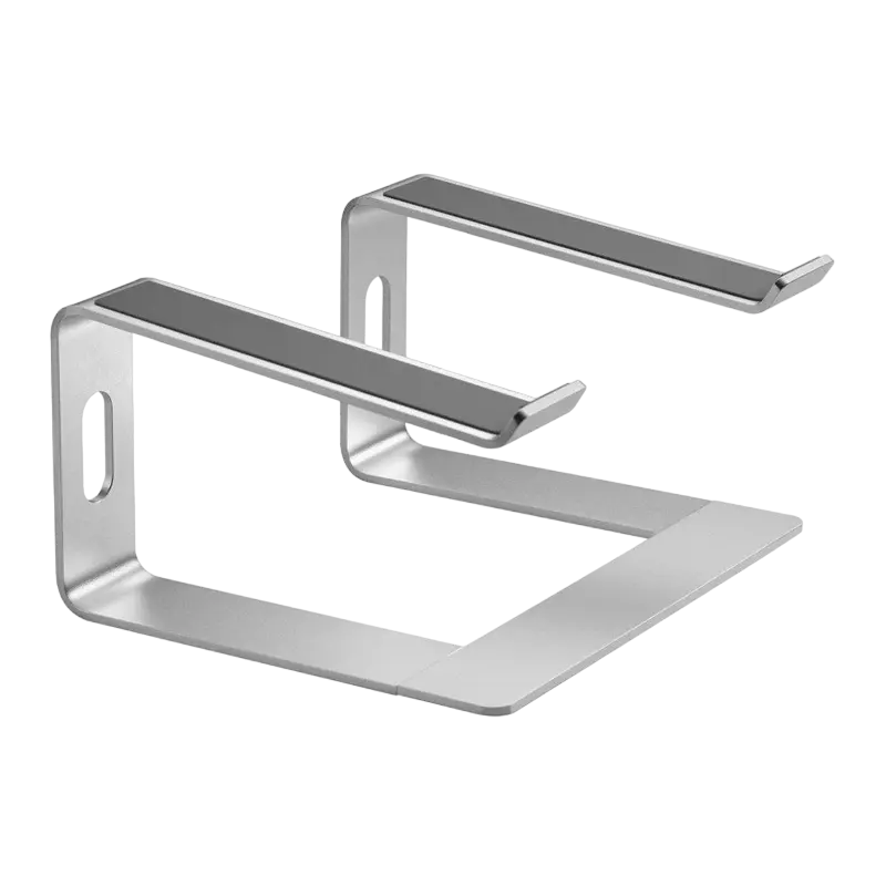 Notebook Riser Gembird NBS-D1-01, up to 15.6'', Aluminum, Silicone pad, up to 5kg, Silver