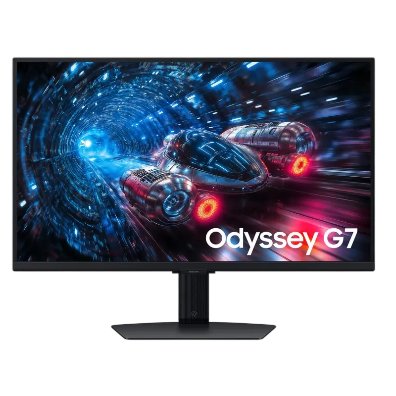 27" Samsung Odyssey G7 G70F,Black,IPS,3840x2160,4K160Hz/FHD320Hz,G-Sync+FreeSync,1ms,350cd,HDR10,DP+HDMI+USB