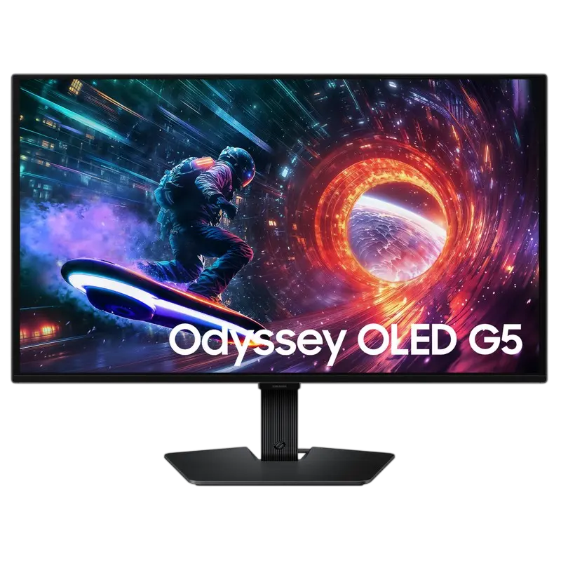 27" Samsung Odyssey G5 S27FG502S,Black,OLED,2560x1440,180Hz,FreeSync+GSync,1ms,200cd,HDR,DP+HDMI