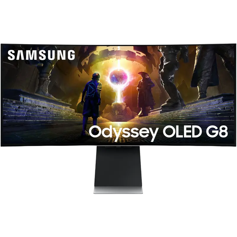 34" Samsung Odyssey G8 S34DG852,Black,OLED,3440x1440,165Hz,G-Sync+FreeSync,0.03msGTG,300cd,DP+HDMI+USB