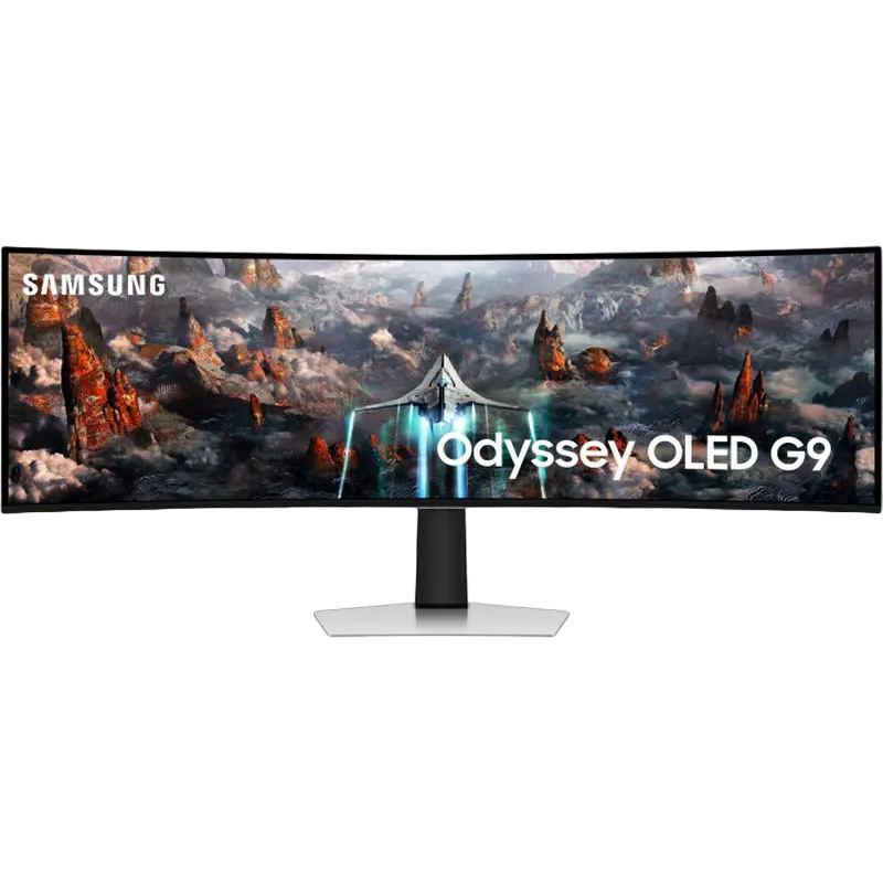 49" Samsung Odyssey G93CG,White,OLED,5120x1440,240Hz,0.03ms,250cd,HDR,DP+HDMI+USB