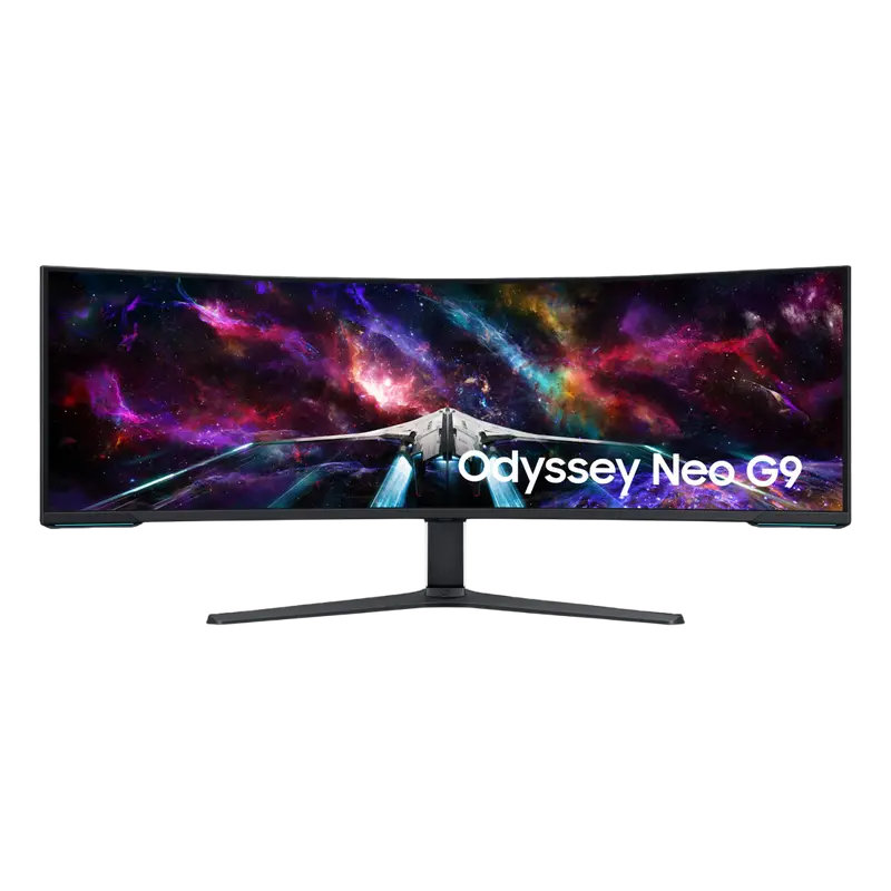 57" Samsung Odyssey Neo G9 G95NC,White,Curved-VA,7680x2160,240Hz,1msGTG,420cd,HDR10,HDMI+DP+USB