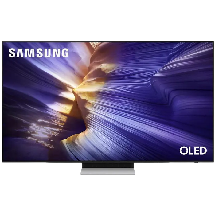77" OLED Smart TV Samsung QE77S90FAEXUA, Quantum Dot OLED 4K UHD, Tizen OS, Black