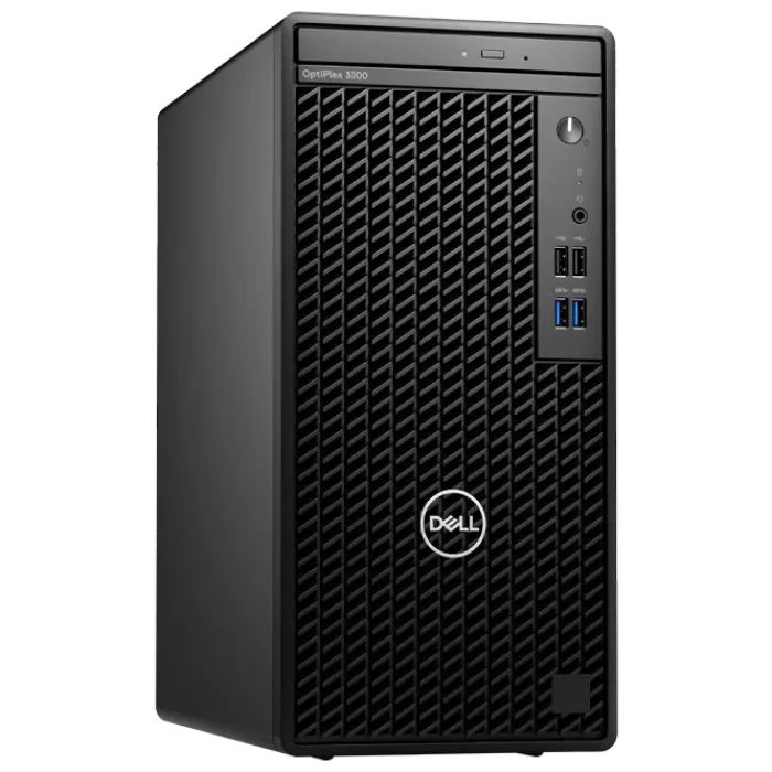 Optiplex 3000 MT Black (Core i3-12100 3.3-4.3GHz, 8GB RAM, 256GB SSD, DVD-RW)