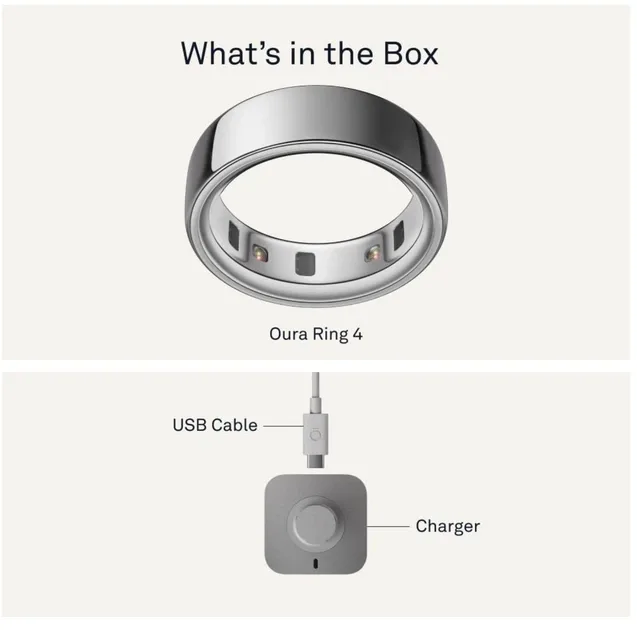 Oura Ring 4, vedere laterală