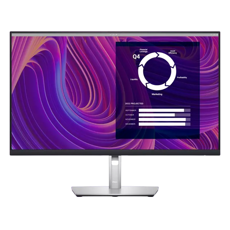 27" DELL P2723DE, Silver, IPS, 2560x1440, 60Hz, 5ms, CR1000:1, 350cd, HDMI+DP+USB+TypeC, LAN, Pivot