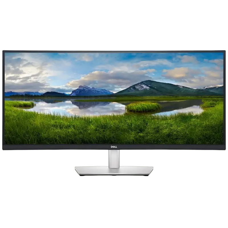 34" DELL P3424WE, Black, Curved-IPS, 3440x1440, 60Hz, 5ms, 300cd, CR1000:1, LAN, HDMI+DP+TypeC+USB
