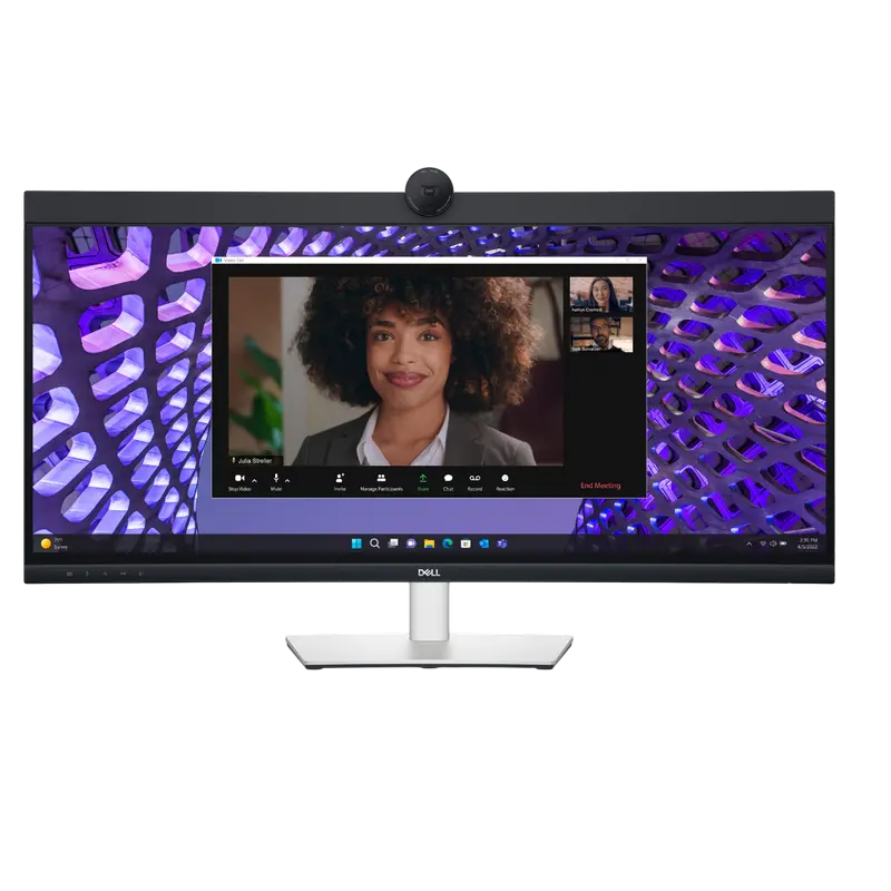 34" DELL P3424WEB,Black,Curved-IPS,3440x1440,60Hz,5ms,300cd,CR1000:1,WebCAM,LAN,HDMI+DP+USB+TypeC