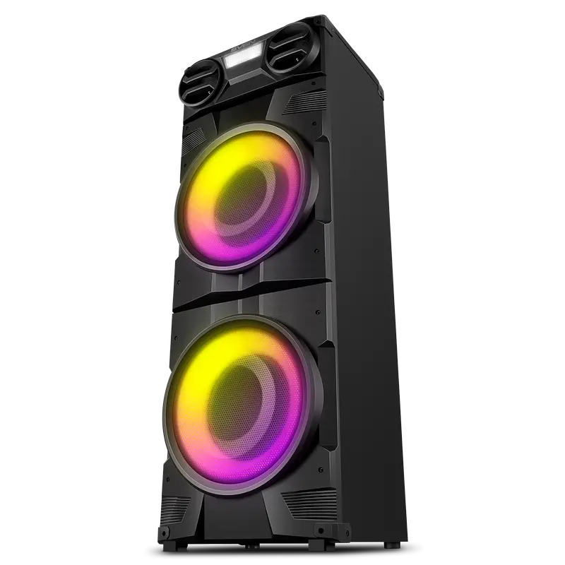 Partybox SVEN "PS-1900" Black, 1000W, TWS, Bluetooth, FM, USB, LED-display, AC power