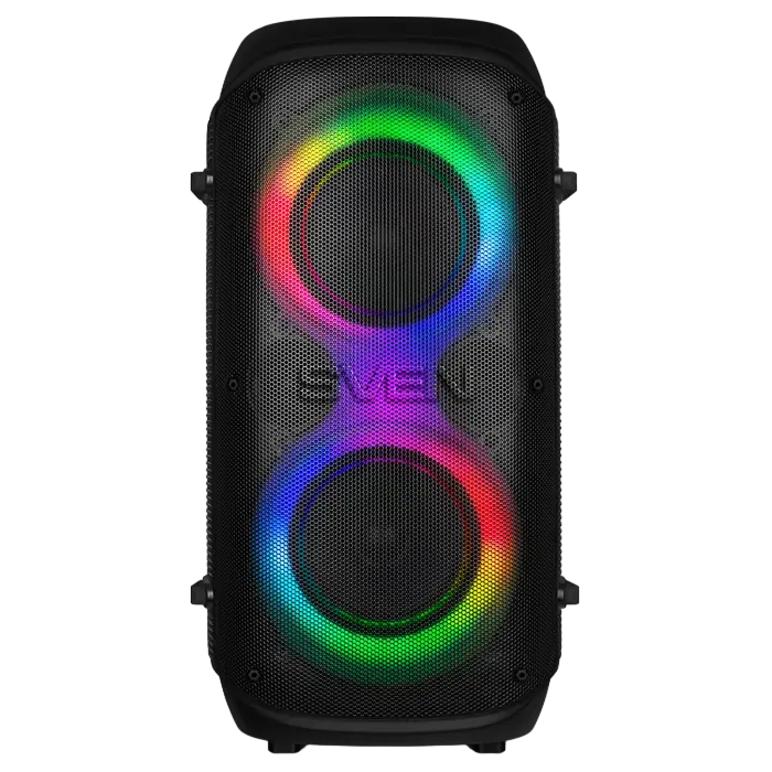 Partybox SVEN "PS-800" 100w, Black, Bluetooth, TWS, Bluetooth, FM, USB, microSD, 2x4400mA*h