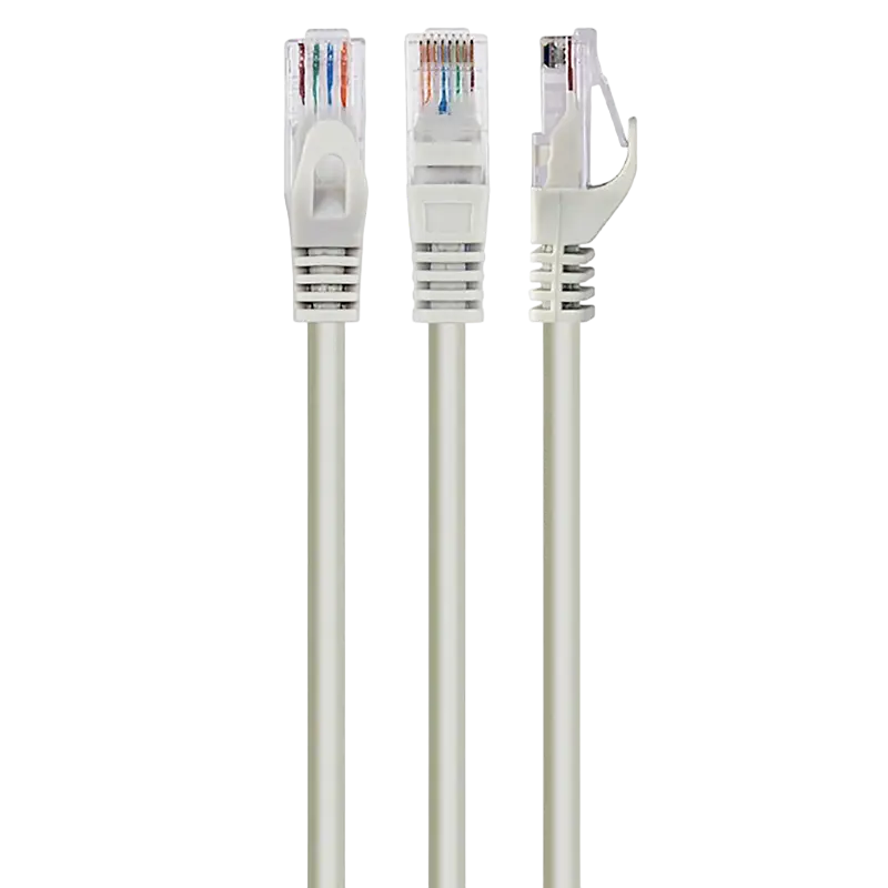 Patch Cord Cat.6U 0.5m, Grey, PP6U-0.5M, Cablexpert, Stranded Unshielded