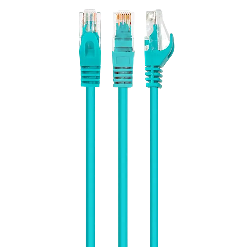 Patch Cord Cat.6U 1m, Green, PP6U-1M/G, Cablexpert, Stranded Unshielded