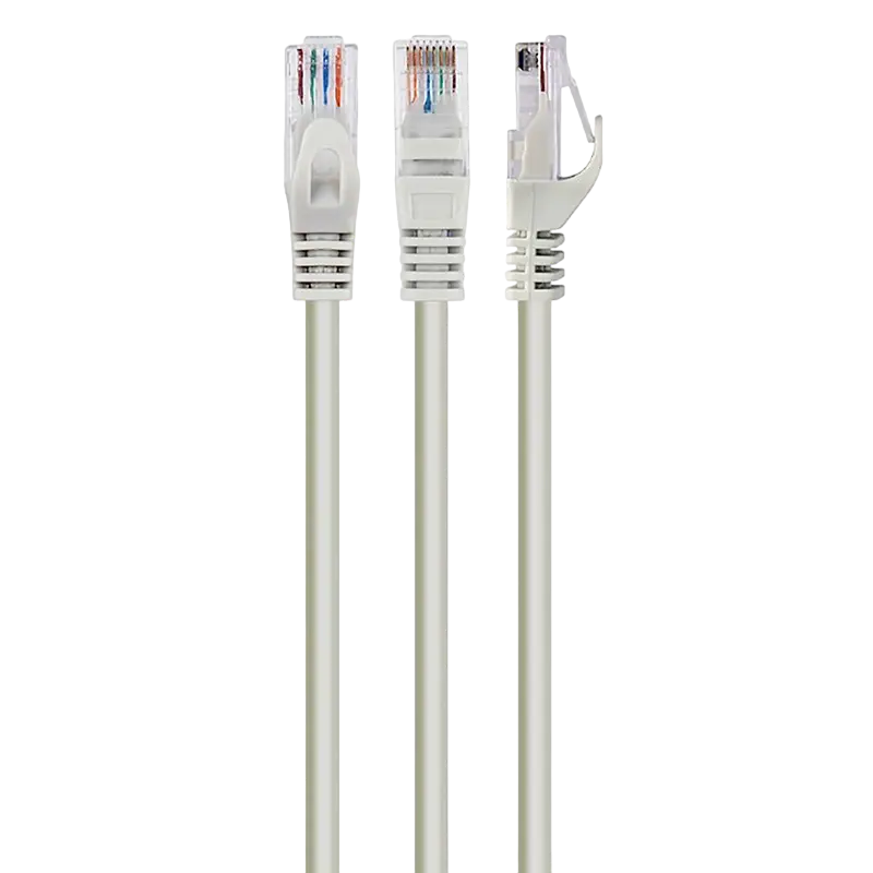 Patch Cord Cat.6U, 20m, Grey, PP6U-20M, Cablexpert, Stranded Unshielded