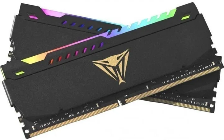 Kingston PATRIOT 64 GB (2x32GB) 3200 MHz Viper Steel RGB, vedere laterală