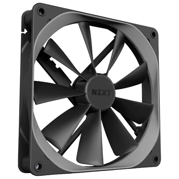PC Case Fan NZXT Aer F140, 140x140x26mm, 23-38dB, 32.08-96.26CFM, 500-1500RPM, FDB, 4 Pin