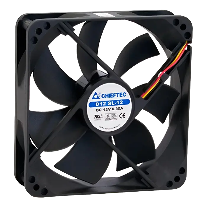 PC Case Fan Chieftec AF-0925S, 92x92x25mm, 21-24dB, 35 CFM, 1800RPM, 3pin/Molex