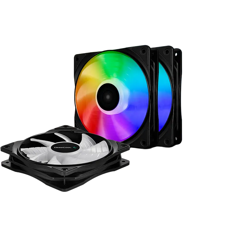 PC Case Fan Deepcool CF 120 - 3 in 1 kit, 120x120x25mm, <17.8-27dBA, 56.5CFM, 500-1500RPM, PWM, ARGB