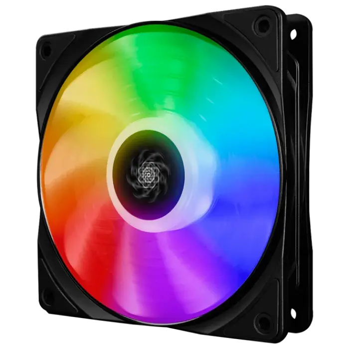 PC Case Fan Deepcool CF120, 120x120x25mm, 17.8-27dB, 56.5CFM, 500-1500RPM, Hydro Bearing, RGB LED