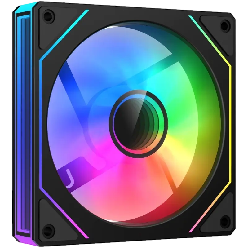 PC Case Fan Deepcool CG530 Reversed, 120x120x25, <28dB, 61.91CFM, 500-18000PM, ARGB, 4-Pin Fan & 3-p