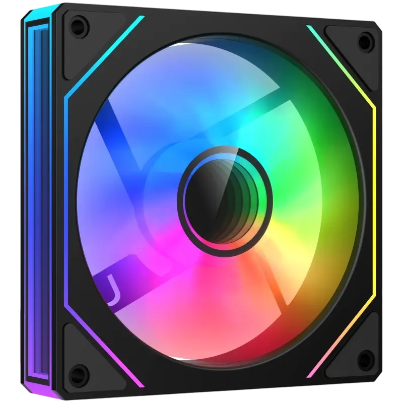 PC Case Fan Deepcool CG530, 120x120x25, <28dB, 61.91CFM, 500-18000PM, ARGB, 4-Pin Fan & 3-pin ARGB 5