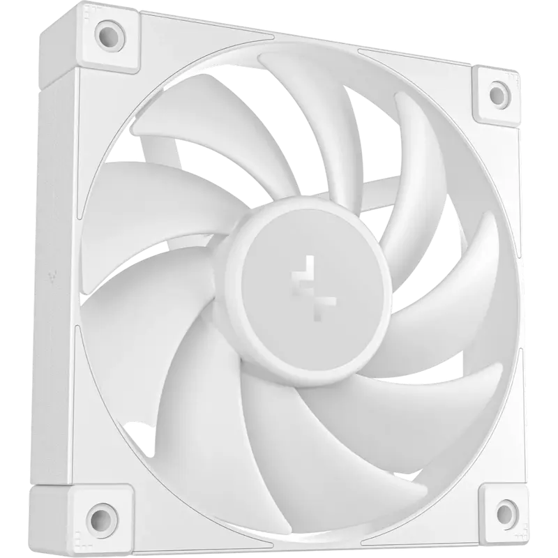 PC Case Fan Deepcool FD12, 120x20x25mm, ≤27.6 dB, 64,2CFM, 400-2050RPM, PWM, Hydro Bearing, 4pin, Wh