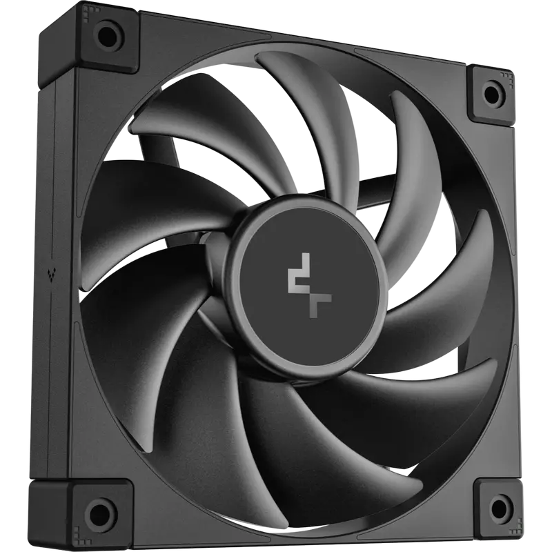 PC Case Fan Deepcool FD12, 120x20x25mm, ≤27.6 dB, 64,2CFM, 400-2050RPM, PWM, Hydro Bearing, 4pin, Bl