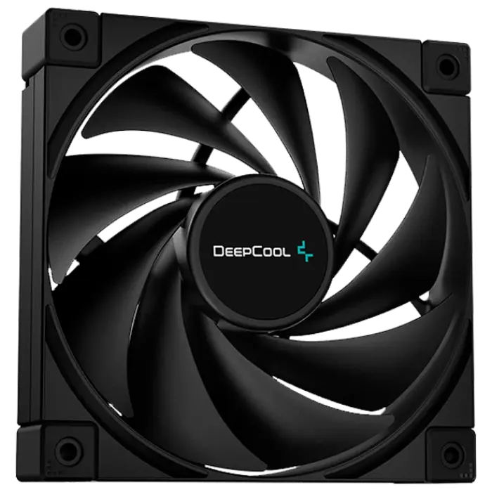 PC Case Fan Deepcool FK120, 120x120x25, <28dB, 68.99CFM, 500-1850PM, Fluid Dynamic Bearing, Black