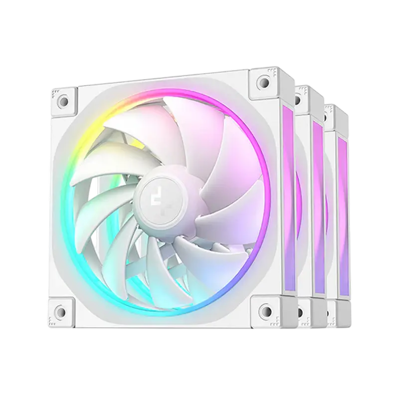 PC Case Fan Deepcool FL12 SE WH 3in1 kit, 120x20x25mm, ≤28.67 dB, 50.74CFM, 400-1900RPM, PWM, ARGB