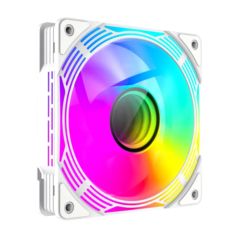 PC Case Fan GAMEMAX FN12A-C8I-W, 120mm, ARGB, 24 LED, 9 blades, PWM, <31.21dB, 44.35 CFM, 800-1600RP