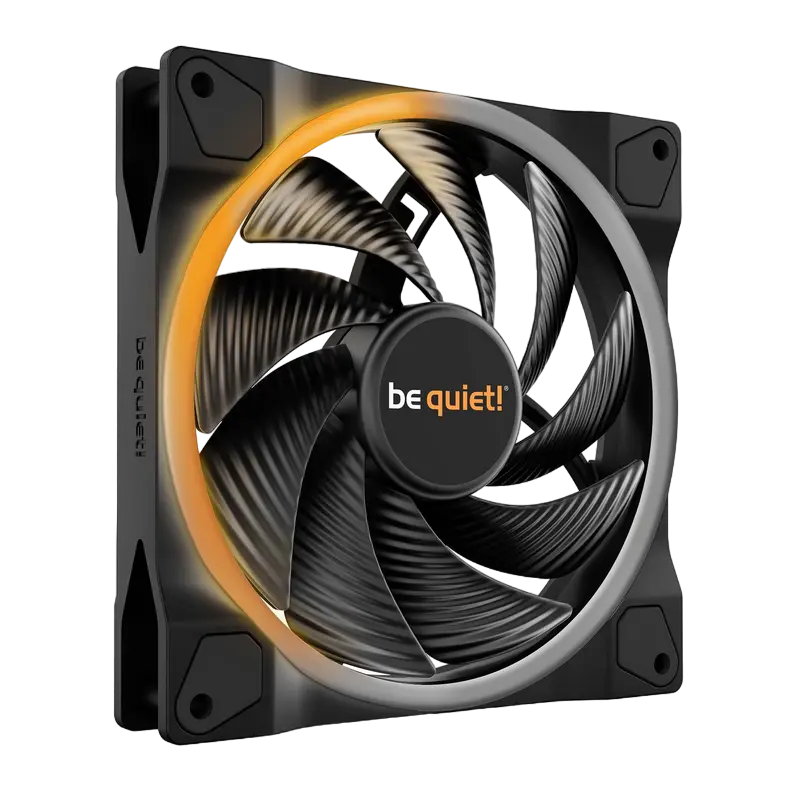 be quiet! PC Case Fan be quiet! Light Wings High-speed, 140x140x25 mm, <31db, 71.7 CFM, 2200RPM, 9 blades, Rif