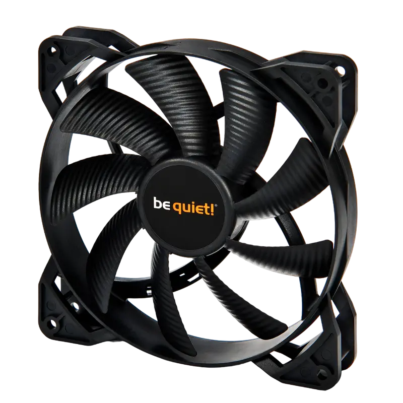 be quiet! PC Case Fan be quiet! Pure Wings 2 High-speed, 140x140x25 mm, <37.3db, 94.2 CFM, 1600RPM, 9 blades