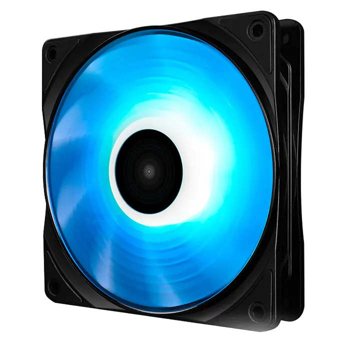 PC Case Fan Deepcool RF120, 120x120x25mm, <27 dB, 56.5 CFM, 500-1500RPM, RGB, Hydro Bearing