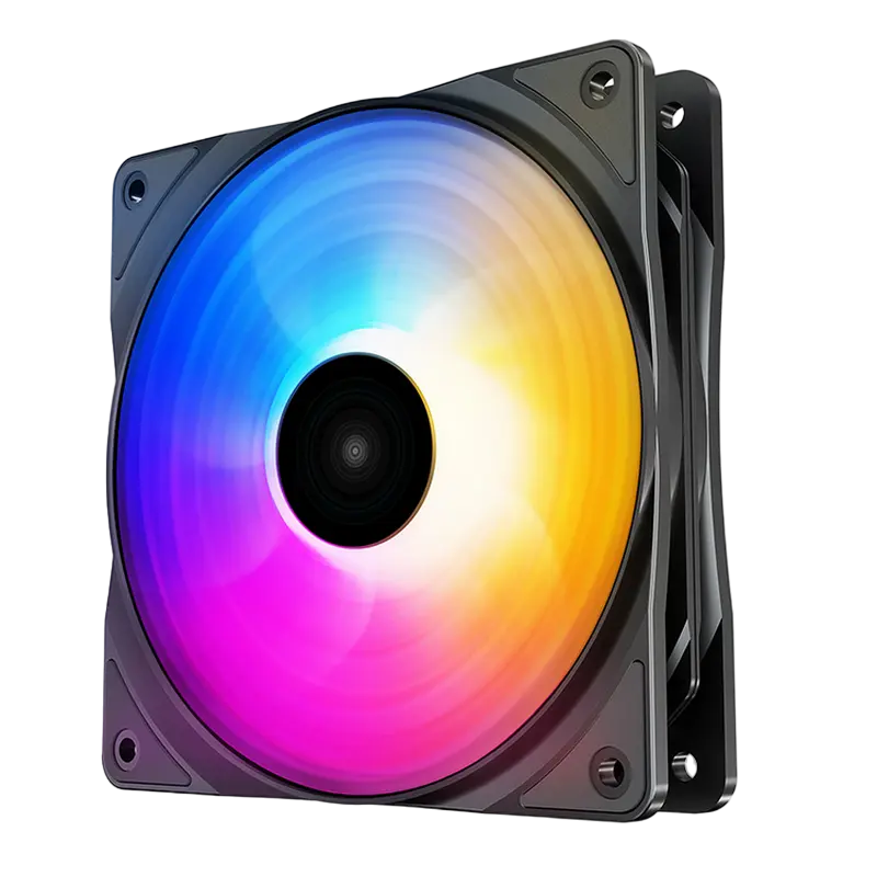 PC Case Fan Deepcool RF120FS, 120x120x25, <27dB, 56.5CFM, 500-15000PM, LED, Hydro Bearing