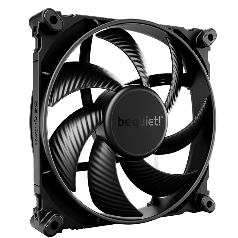 PC Case Fan be quiet! Silent Wings 4 PWM, 140x140x25 mm, <13.6db, 51.3 CFM, 1100RPM, 7 blades, Fluid