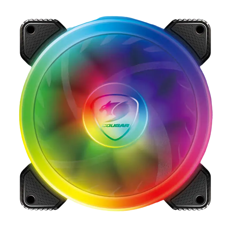 PC Case Fan Cougar Vortex RGB SPB 120 Cooling kit, 3x120x120x25mm, 600-1500 RPM, 26 dBA, RGB HUB, RC