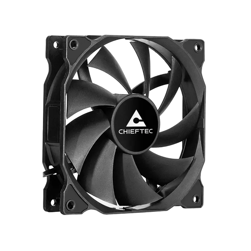 PC Case Fan Chieftec ZF-1225PWM, 120x120x25 mm, <25.5 dB, 1600RPM, 33.12 CFM, Hydraulic Bearing, PWM