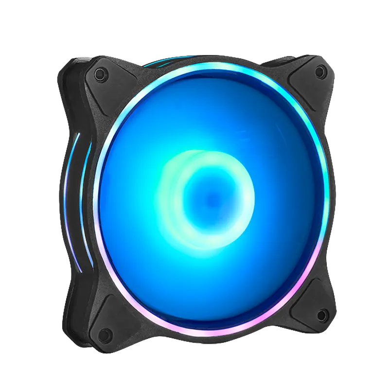 PC Case Fan Chieftec ZF-1225RGB, 120x120x25 mm, <26.5 dB, 1600RPM, 42.5.CFM, Hydraulic Bearing, ARGB