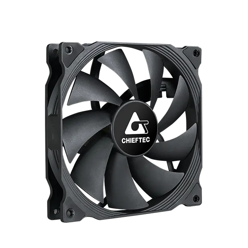 PC Case Fan Chieftec ZF-1425PWM, 140x140x25 mm, <20.1 dB, 1200RPM, 56.4 CFM, Hydraulic Bearing, PWM