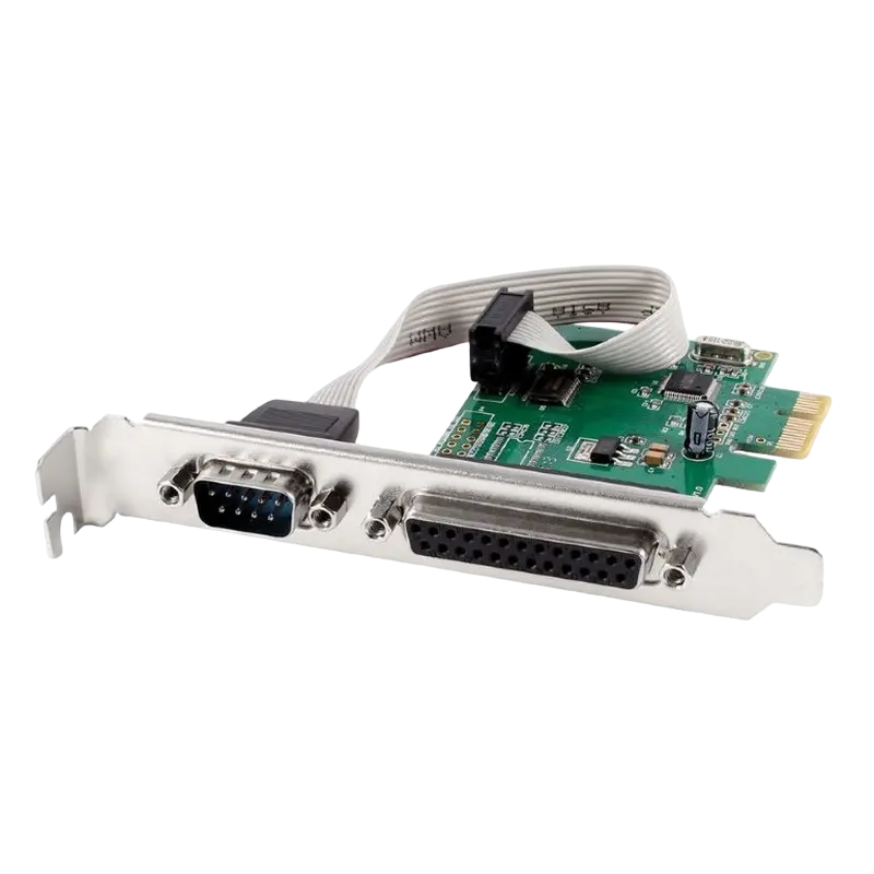 PCI-Express to 1xSerial port & 1xParallel port, Gembird "PEX-COMLPT-01", add-on card