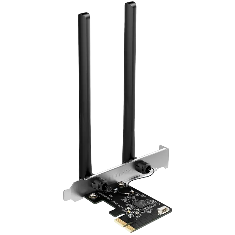 PCIe Wi-Fi AC Dual Band LAN/Bluetooth 5.0 Adapter, MERCUSYS "MA30E", 1200Mbps, MU-MIMO