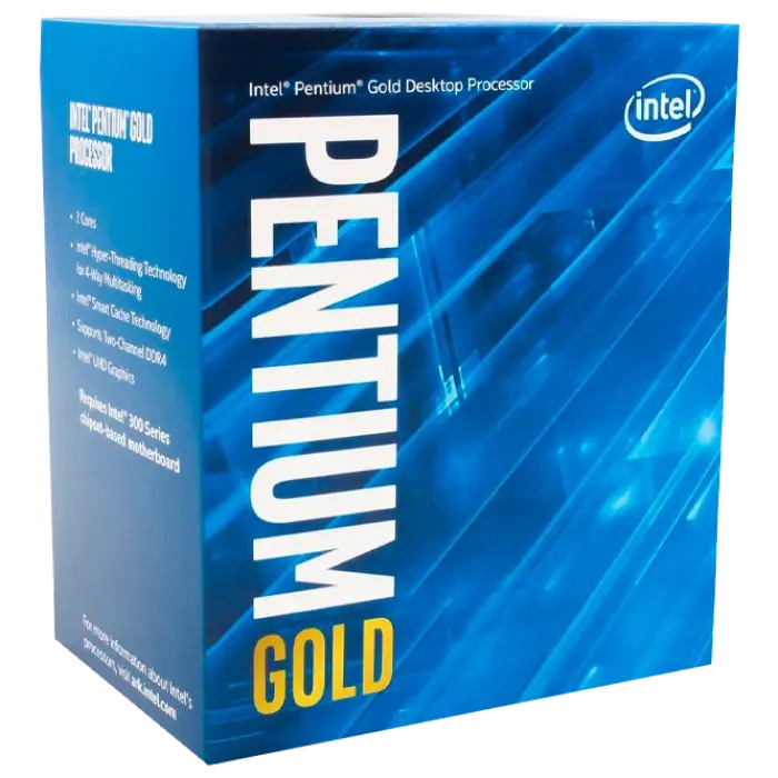 CPU Intel Pentium G6405 4.1GHz (2C/4T, 4MB, S1200, 14nm,Integrated UHD Graphics 610, 58W) Box