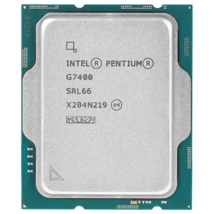 CPU Intel Pentium G7400 3.7GHz (2P+0E/4T,6MB,S1700, 10nm, Integ. UHD Graphics 710, 46W) Tray