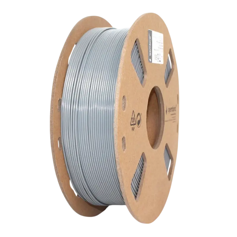 PETG 1.75 mm, Gembird Gray Filament, 1 kg, 3DP-PETG1.75-01-GR